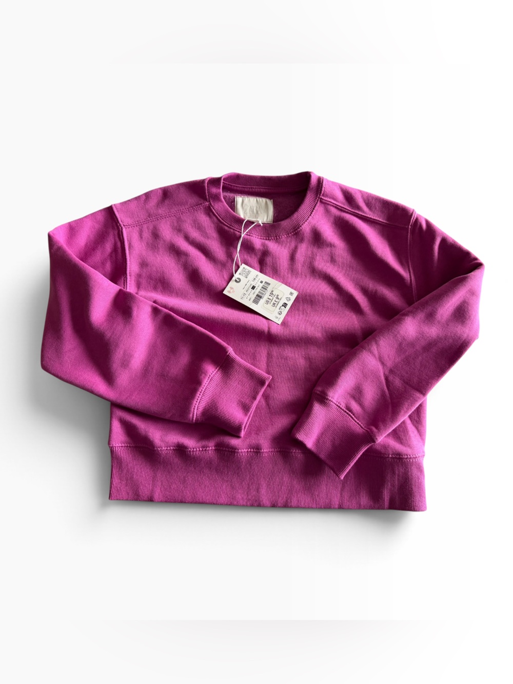 Zara Kids Magenta Pink Sweatshirt - NWT (Size 11-12 Years / 148cm)